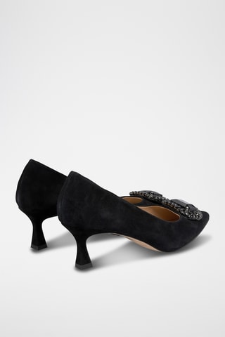 Escarpins en nubuck - Noir