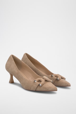Escarpins en nubuck - Camel