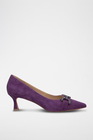 Escarpins en nubuck - Violet