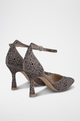 Escarpins en nubuck - Taupe