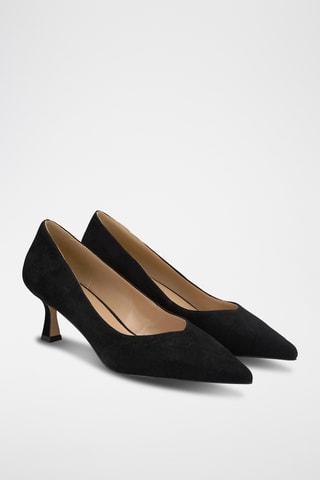 Escarpins en nubuck - Noir