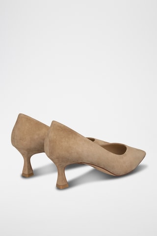 Escarpins en nubuck - Camel