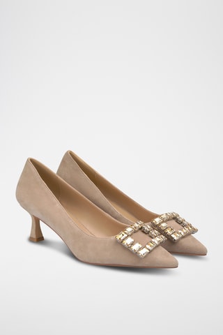 Escarpins en nubuck - Marron