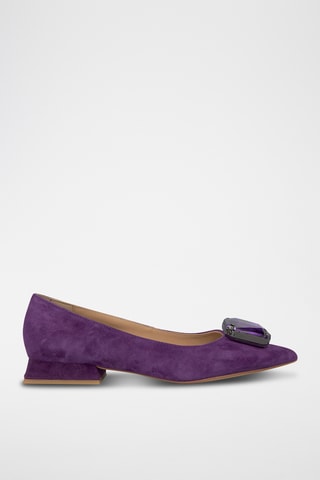 ##Ballerines en nubuck - Violet