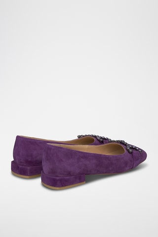##Ballerines en nubuck - Violet