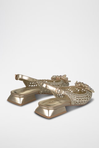 Ballerines - Doré