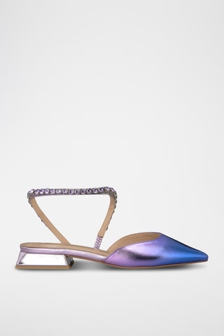 Ballerines en cuir - Violet