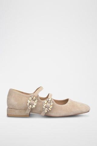 Scarpe baby in pelle scamosciata - Beige