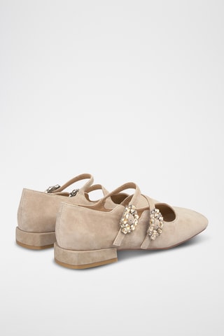 Scarpe baby in pelle scamosciata - Beige