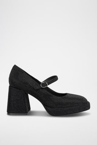 Babies à talons - Noir