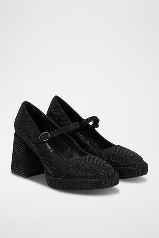 Babies à talons - Noir