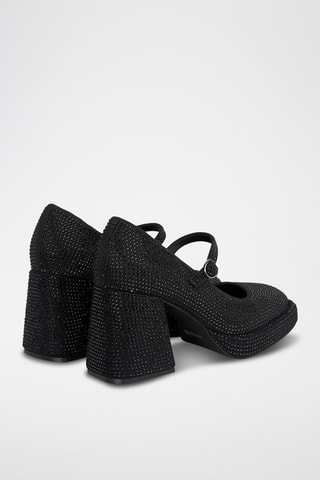 Babies à talons - Noir