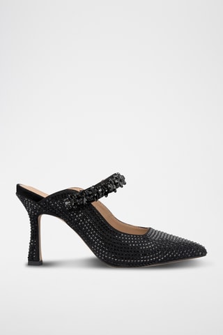 ##Mules à talons - Noir