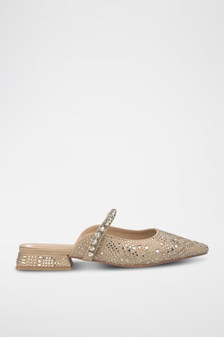 ##Mules en nubuck - Beige