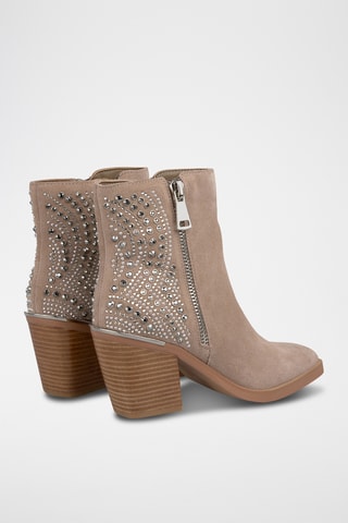 ##Bottines en nubuck - Noir