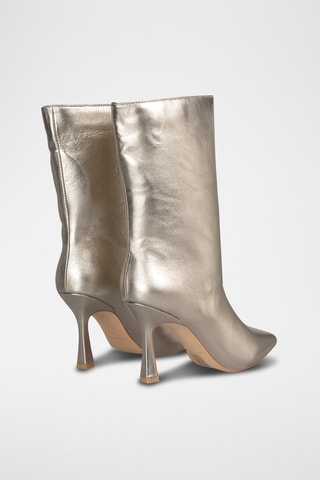 Bottines en cuir - Doré