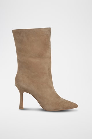 Bottines en nubuck - Camel