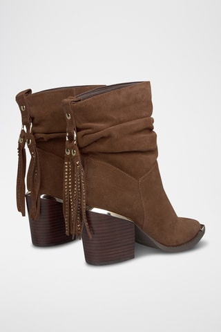 Bottines en nubuck - Camel