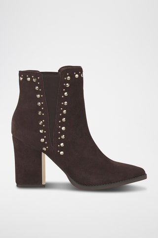 Bottines Chelsea en nubuck - Marron