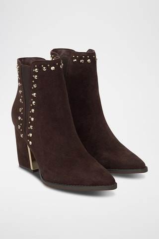 Bottines Chelsea en nubuck - Marron