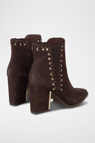 Bottines Chelsea en nubuck - Marron