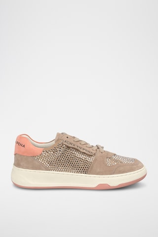 ##Baskets en nubuck - Saumon