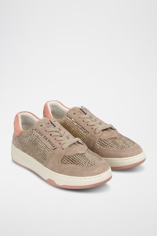 ##Baskets en nubuck - Saumon