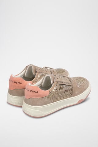 ##Baskets en nubuck - Saumon