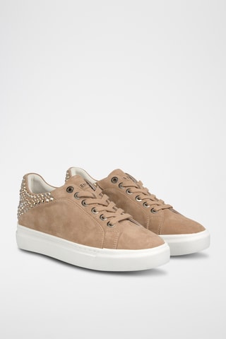 ##Baskets en nubuck - Beige