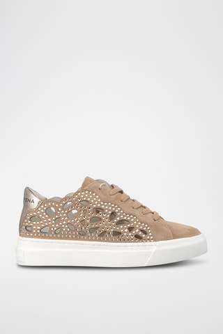 Baskets en cuir - Beige