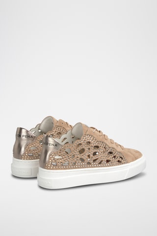 Baskets en cuir - Beige