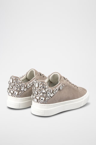 ##Baskets en nubuck - Taupe