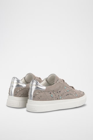 ##Baskets en nubuck - Taupe