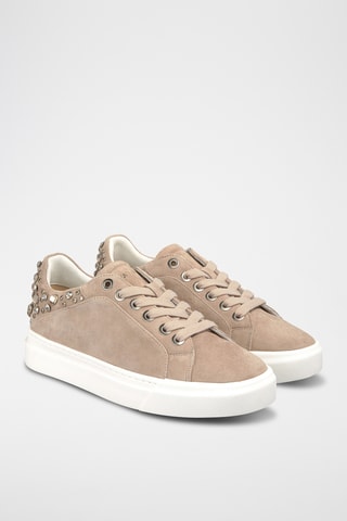 ##Baskets en nubuck - Beige