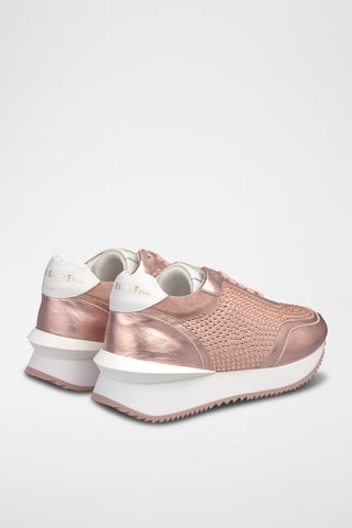 ##Baskets en cuir - Rose