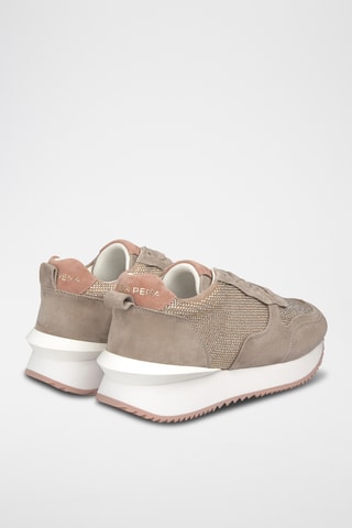 ##Baskets en nubuck - Rose