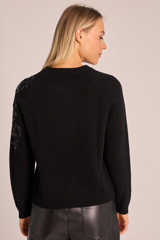 Pull en laine et cachemire - Noir