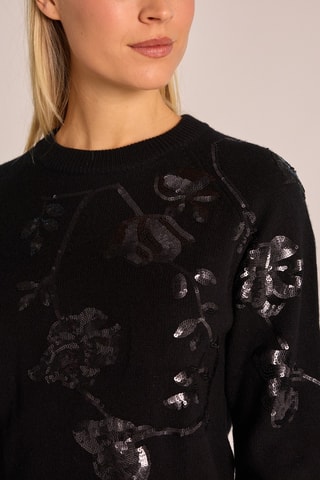 Pull en laine et cachemire - Noir