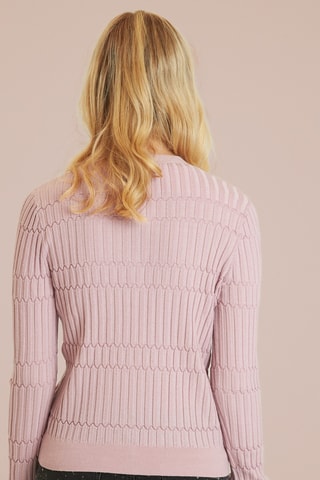 Gilet en laine - Rose poudré