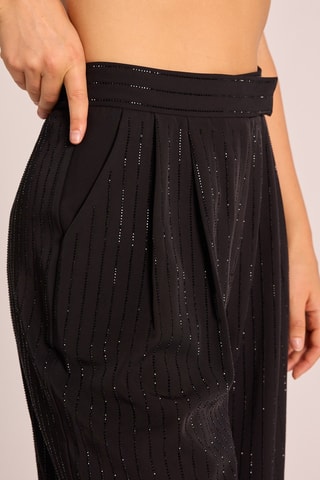 ##Pantalon taille haute - Noir