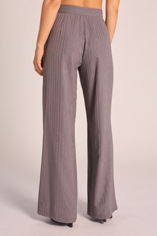 ##Pantalon taille haute - Gris foncé
