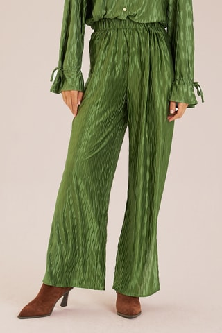 ##Pantalon taille haute - Vert olive
