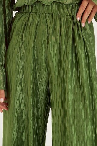 ##Pantalon taille haute - Vert olive