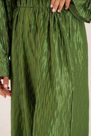 ##Pantalon taille haute - Vert olive