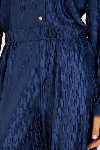 ##Pantalon taille haute - Bleu marine