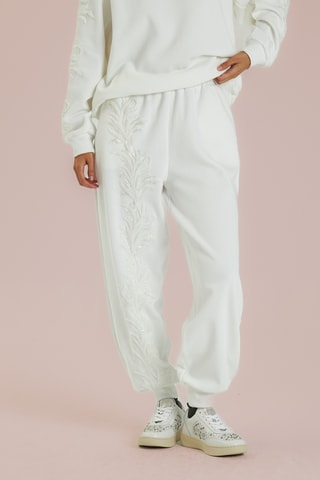 ##Jogging taille haute - Blanc