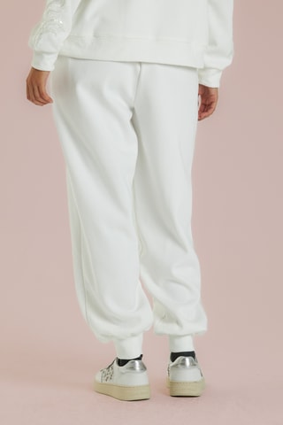 ##Jogging taille haute - Blanc