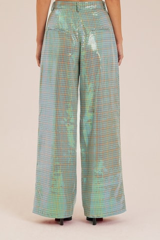 ##Pantalon taille haute - Vert clair