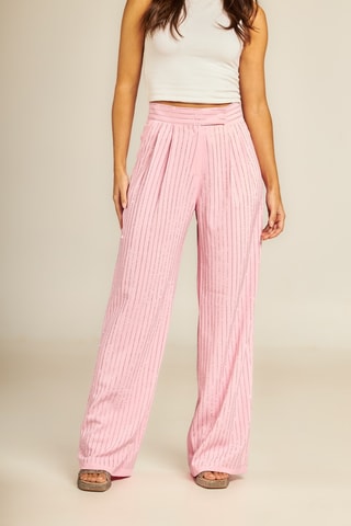 ##Pantalon droit - Rose