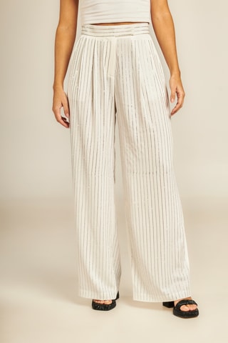 ##Pantalon droit - Blanc